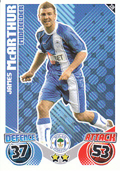 James McArthur Wigan Athletic 2010/11 Topps Match Attax #339